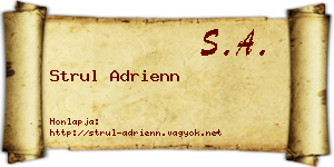 Strul Adrienn névjegykártya